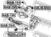 FEBEST NAB-295 Control Arm-/Trailing Arm Bush